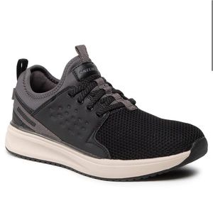 Skechers Men's Black Relaxed Fit Crowder Colton